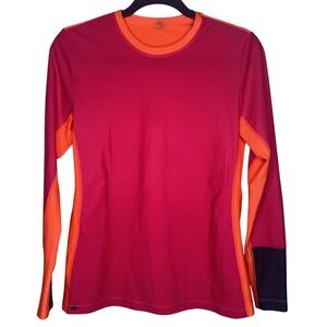 LOLE Women's Whitehaven Rashguard Long Sleeve Sports Wear Tops Athleisure Size L